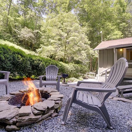 Bryson City Home With Private Fire Pit And Creek! Bagian luar foto